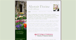 Desktop Screenshot of alastairdevine.co.uk